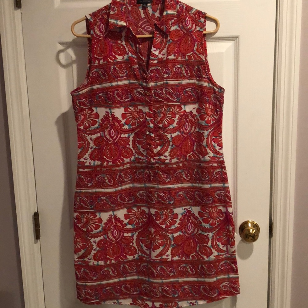 The Limited multi colored shirt dress.